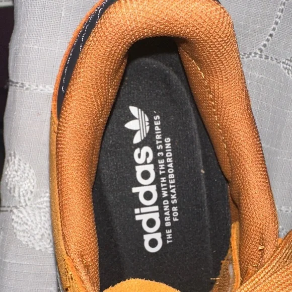 Adidas Orange and Black Skateboarding Shoes - Picture 2 of 8